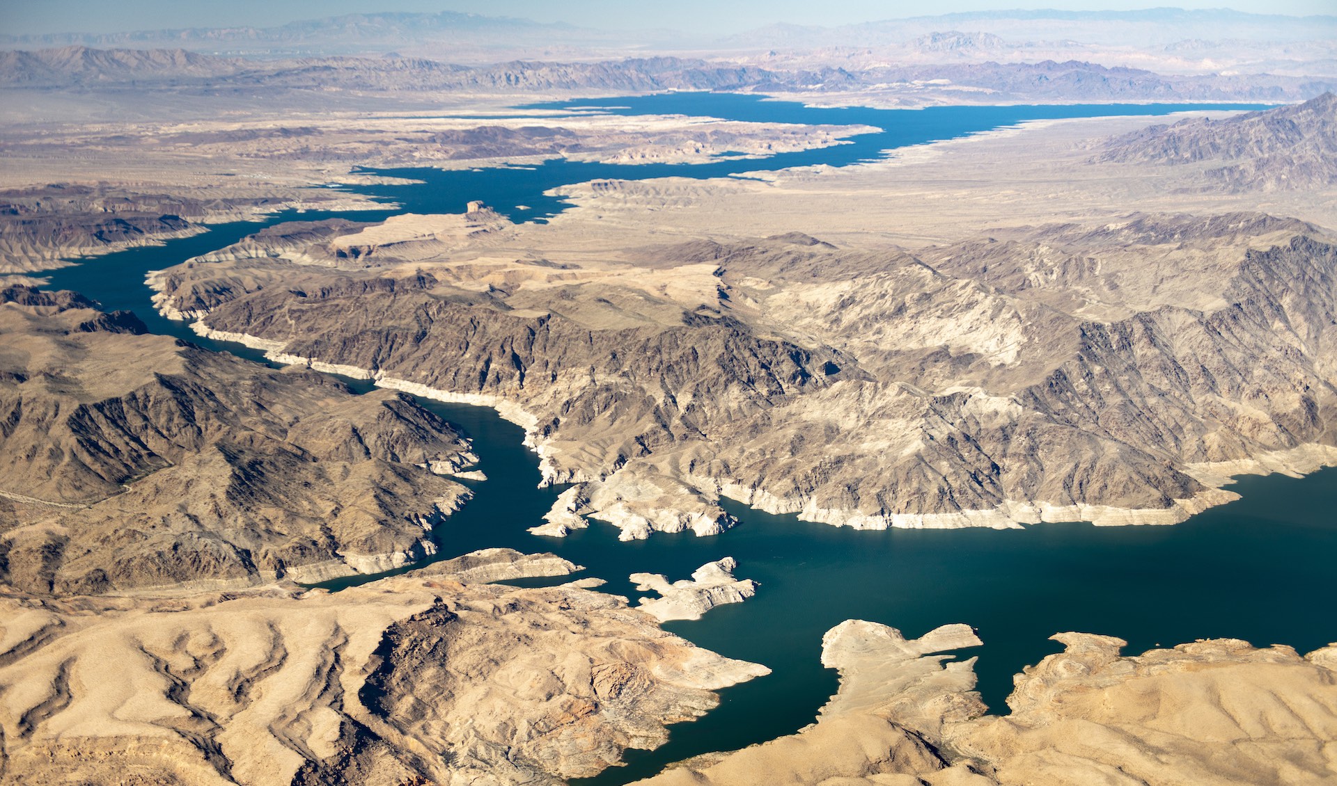 Lake Mead and the rest of the Colorado River system are shrinking rapidly. The U.S. Bureau of Reclamation has called for new conservation measures, asking states to conserve a tremendously large amount of water, and giving them a 60-day timeline to formulate a plan for those reductions.