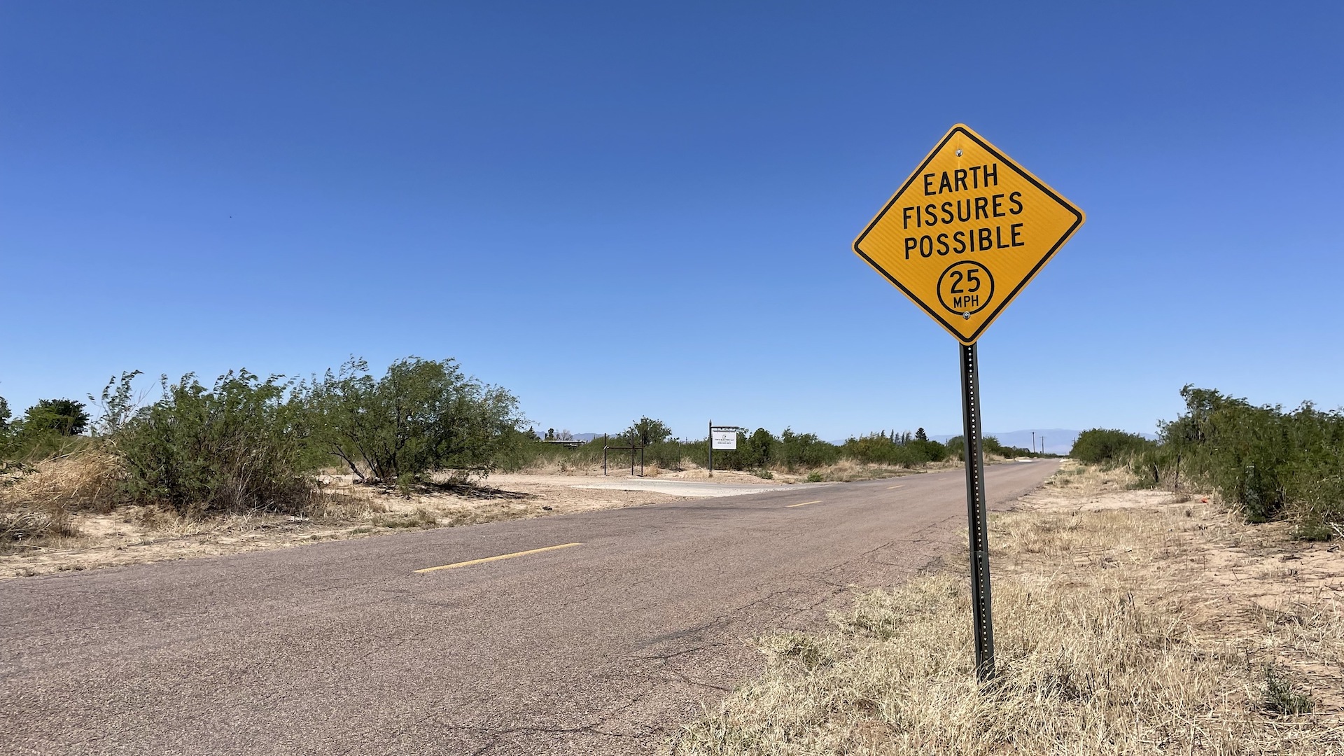 Fissures are starting to appear more often across the land and sometimes through roads in the Douglas and Willcox Basins of Cochise County as the aquifer beneath it loses more and more water. 