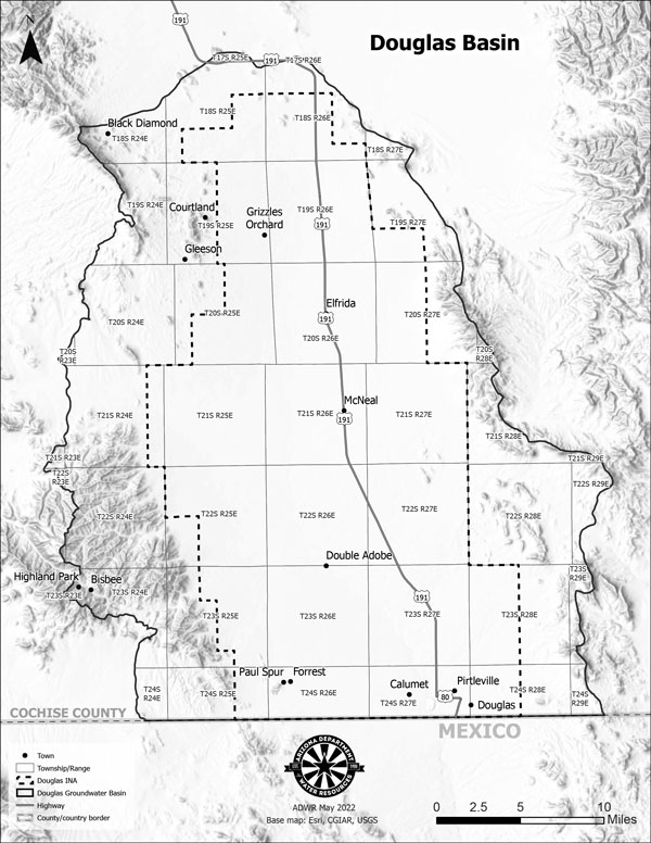 Douglas Basin map