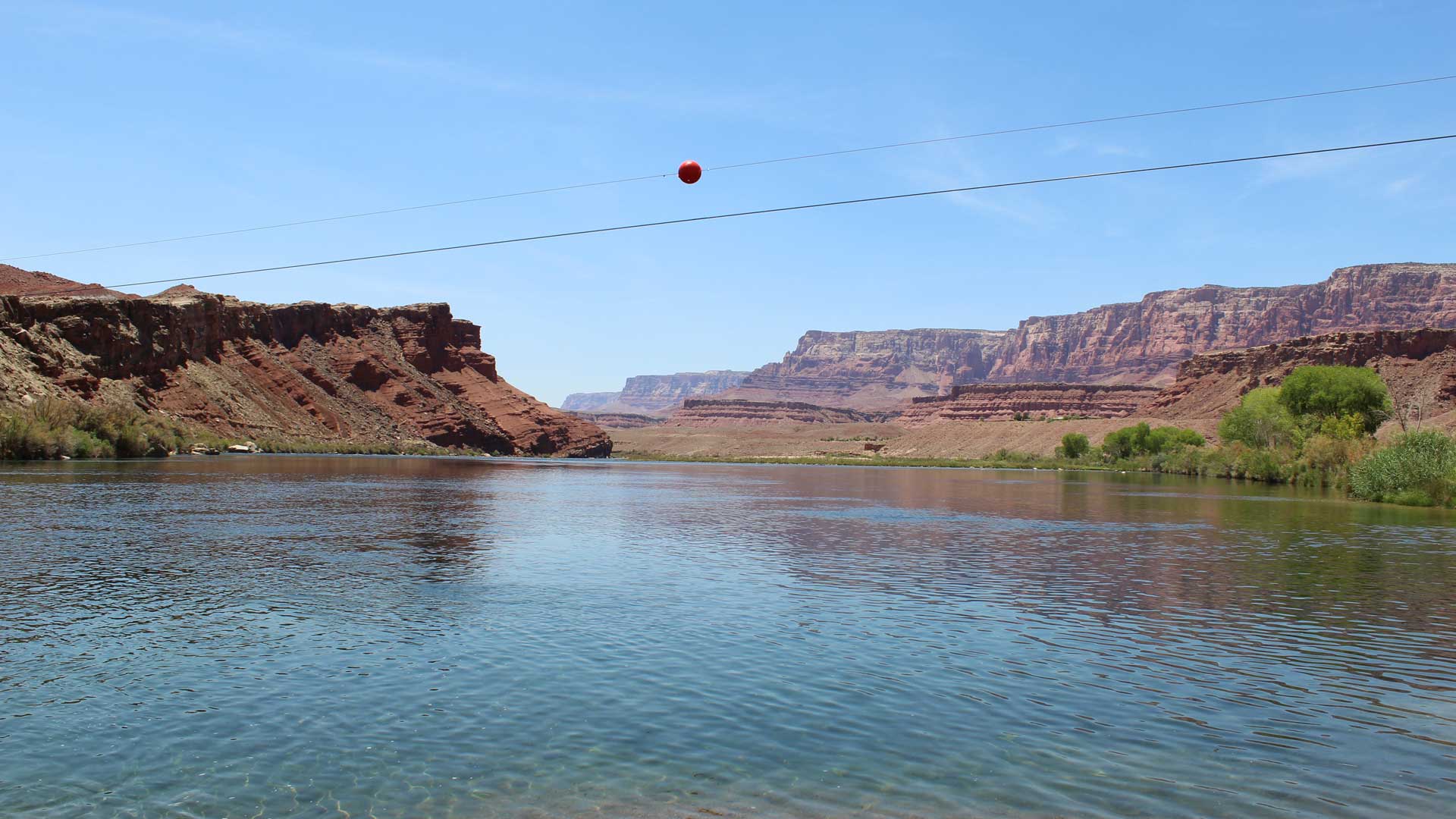 A measurement gage at Lees Ferry in Arizona is the location where Colorado River water deliveries from the Upper Basin are legally accounted. 
