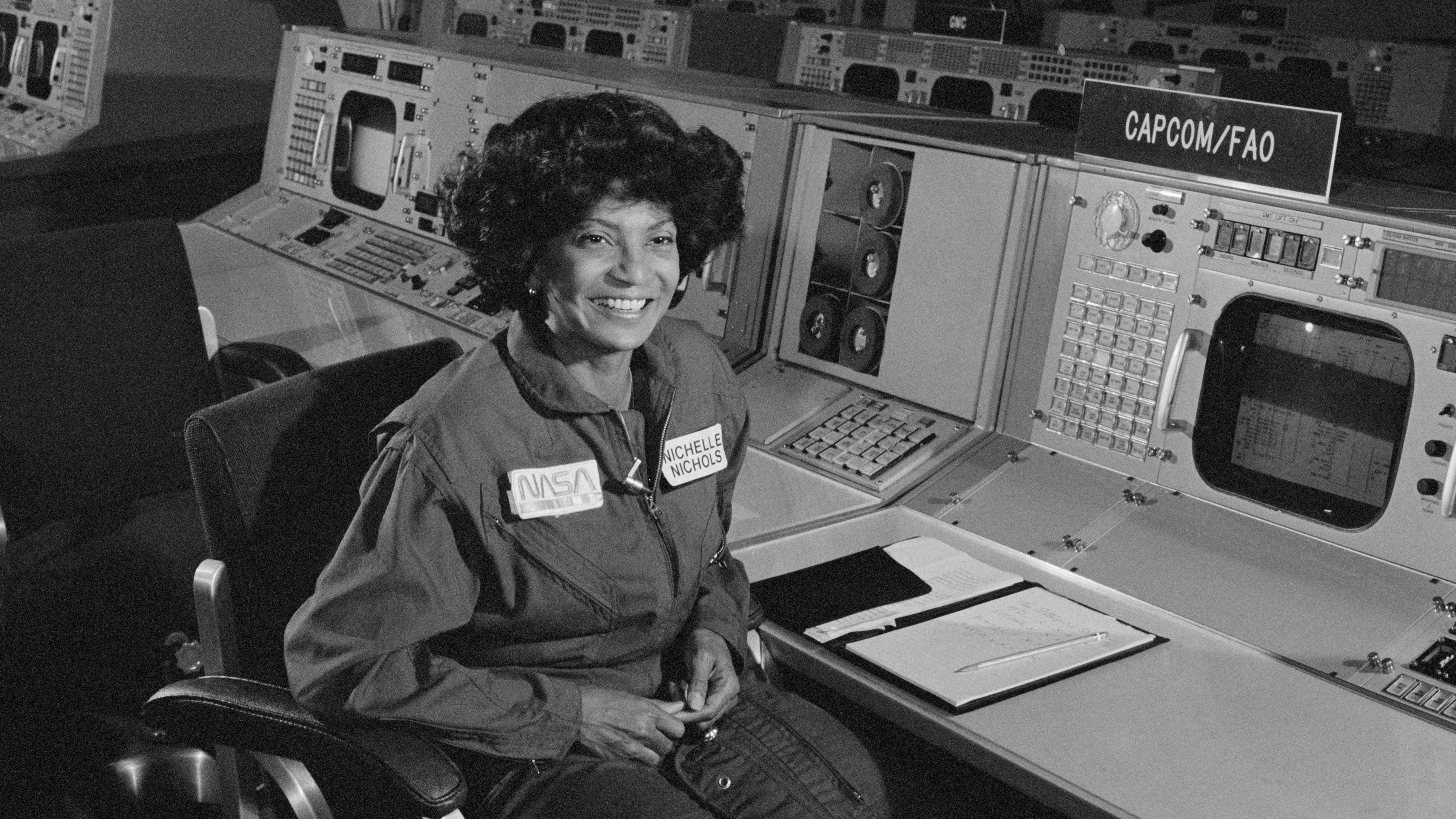 nichelle nichols at NASA