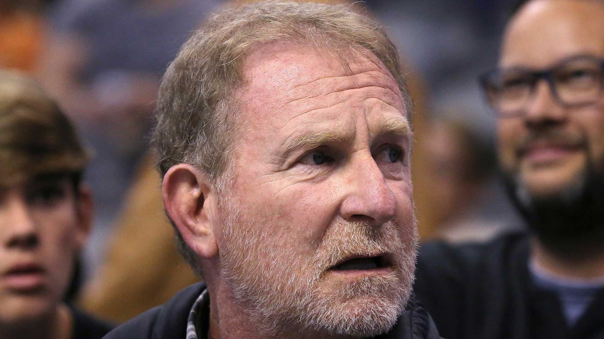 Phoenix Suns owner Robert Sarver watches the team play against the Memphis Grizzlies during the second half of an NBA basketball game in Phoenix, Dec. 11, 2019. The NBA has suspended Phoenix Suns and Phoenix Mercury owner Robert Sarver for one year, plus fined him $10 million, after an investigation found that he had engaged in what the league called “workplace misconduct and organizational deficiencies." The findings of the league's report, published Tuesday, Sept. 13, 2022, came nearly a year after the NBA asked a law firm to investigate allegations that Sarver had a history of racist, misogynistic and hostile incidents over his nearly two-decade tenure overseeing the franchise.