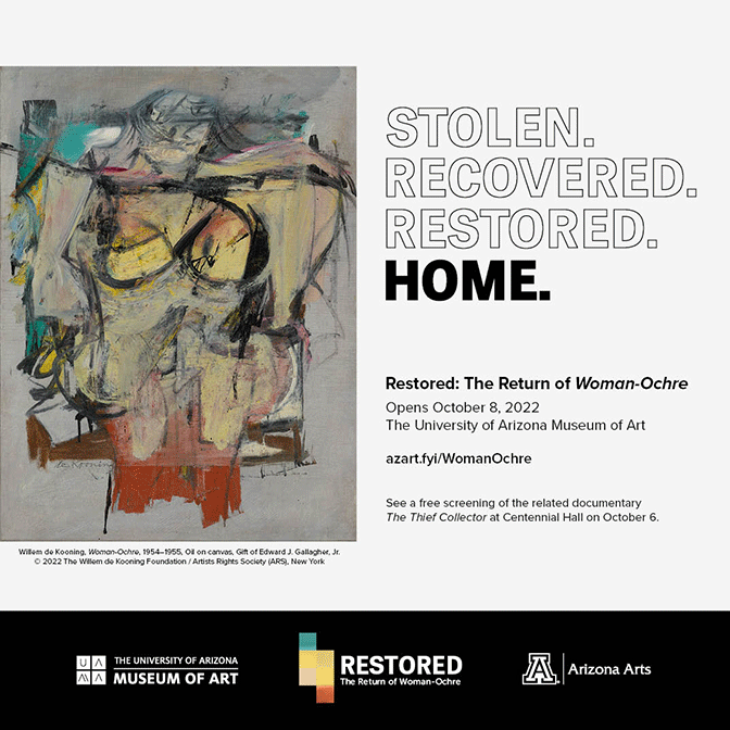 Restored: The Return of  Woman-Ochre - The University of Arizona Museum of Art and Archive of Visual Arts