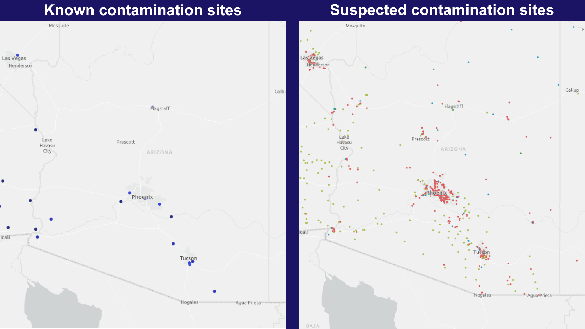 AZ PFAS maps