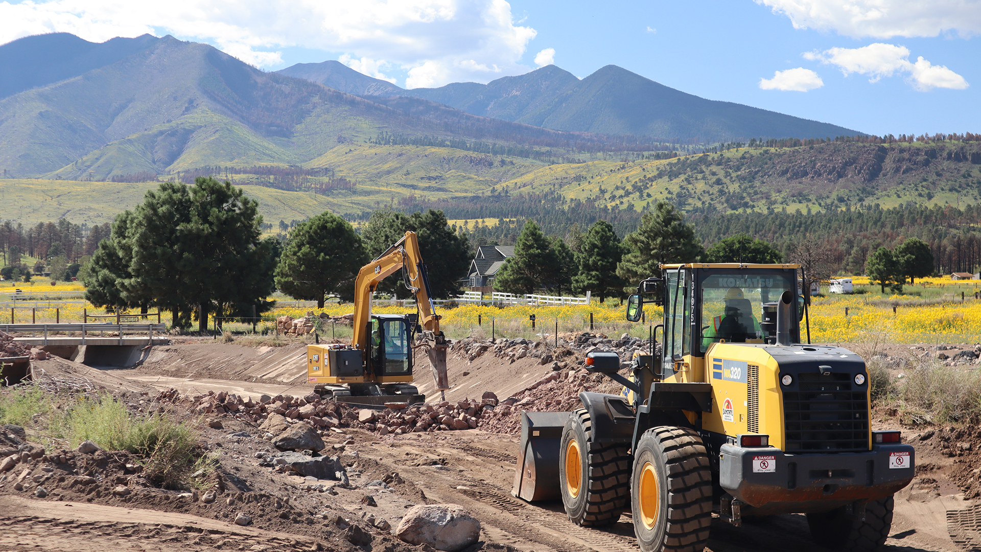 Flagstaff flooding construction