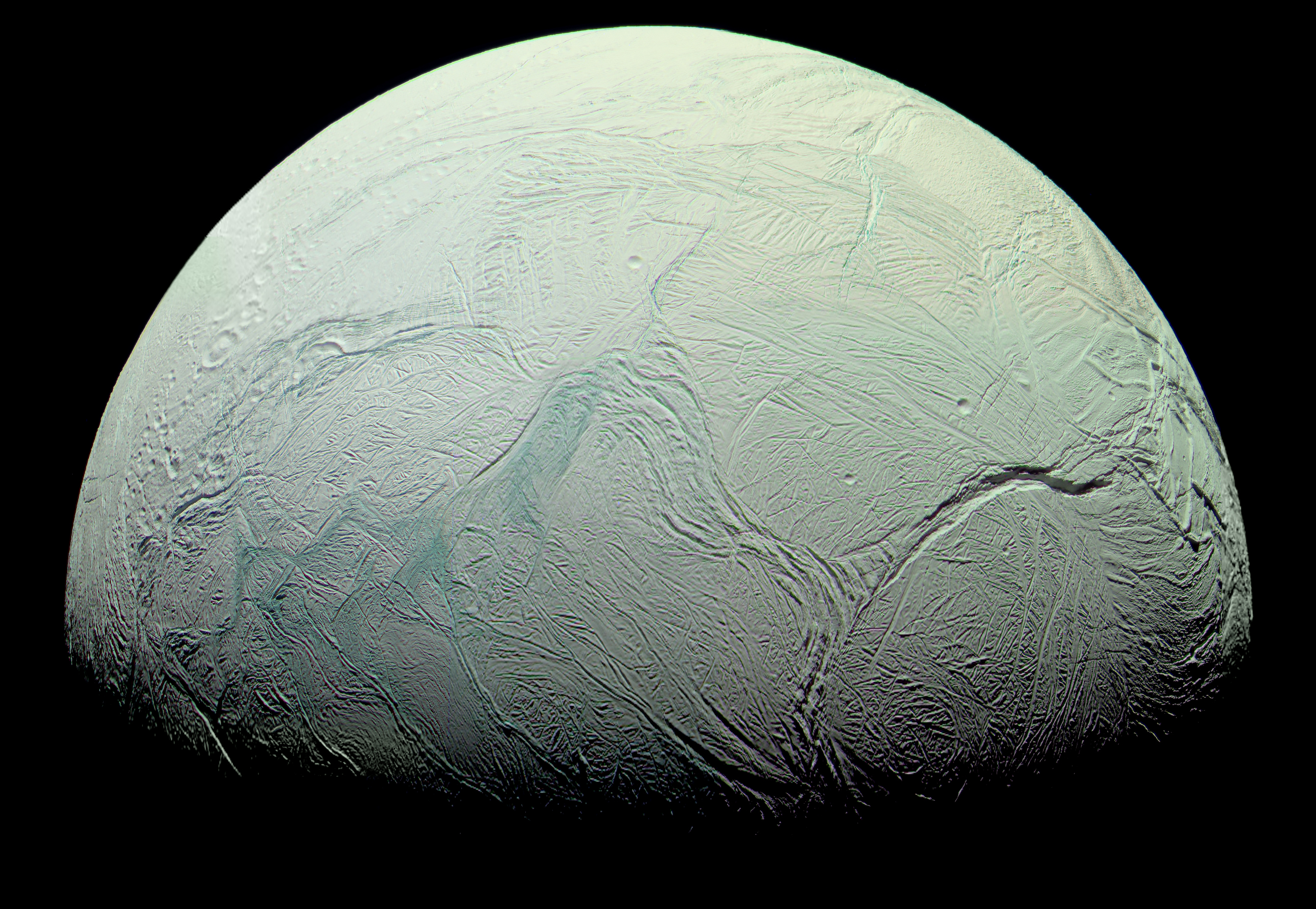 Enceladus is one of Saturn's 83 known moons.