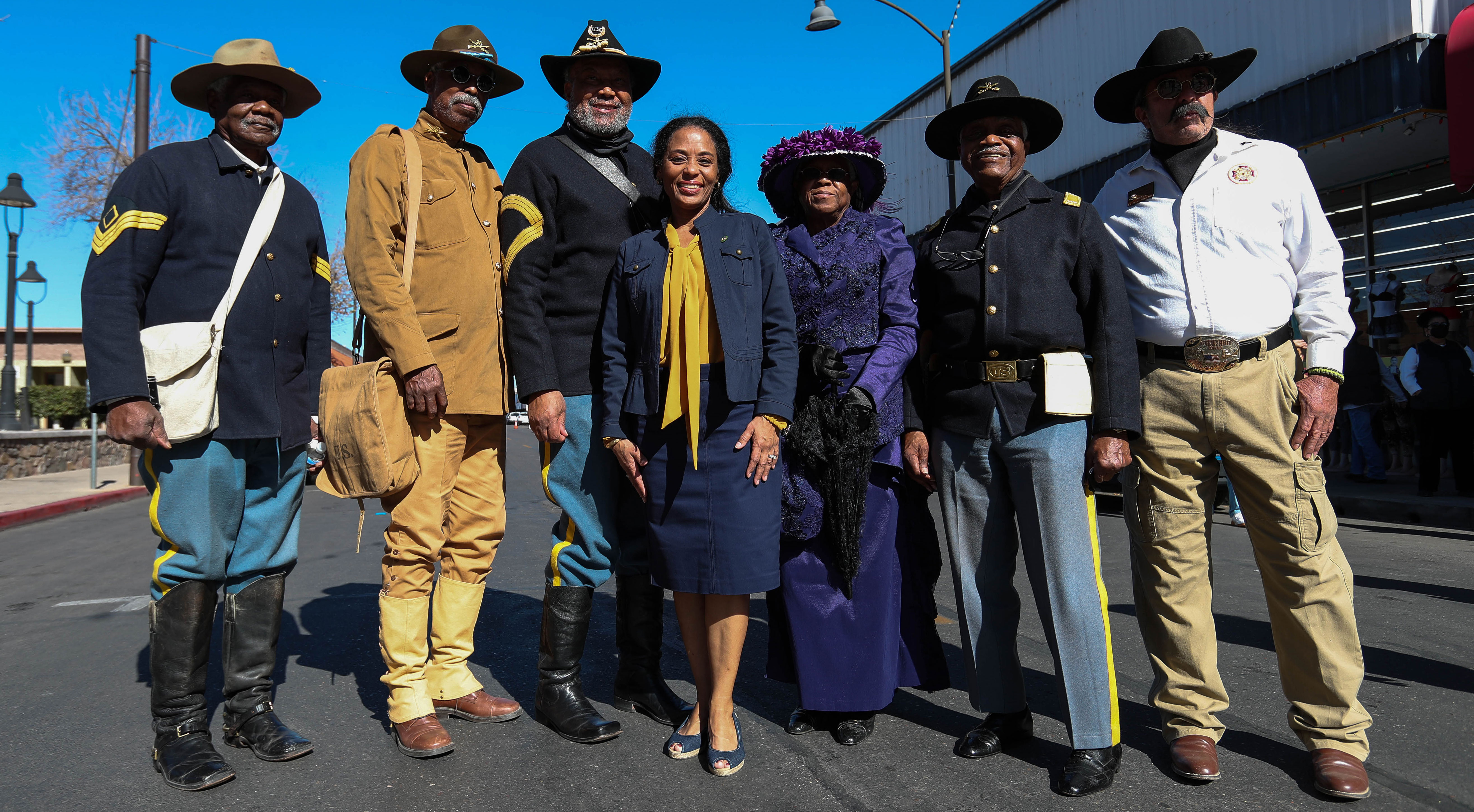 The Nogales Buffalo Soldiers tribute was held for the first time in 2022, when this photo was taken. 