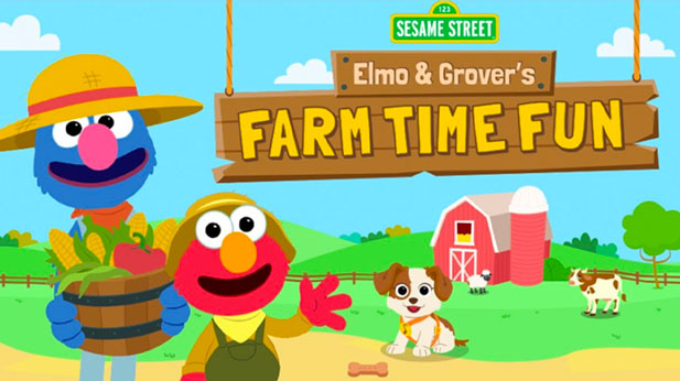 Elmo and Grover's Farm Time Fun