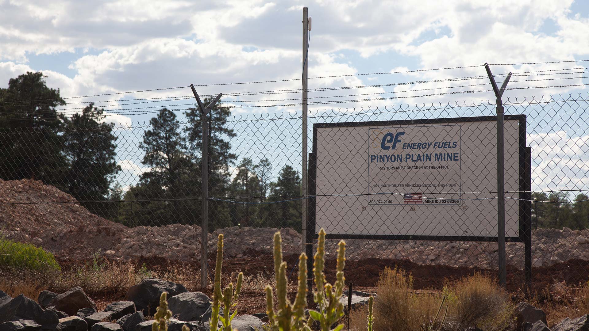 Pinyon Plain Mine in Coconino County, on Wednesday, Aug. 30. In 1984, Energy Fuels Nuclear Inc, proposed to recover a uranium ore deposit nine miles south of the Grand Canyon. Formerly known as Canyon Mine, Pinyon Plain mine has not mined uranium ore to this day, due to low commercial uranium prices. 