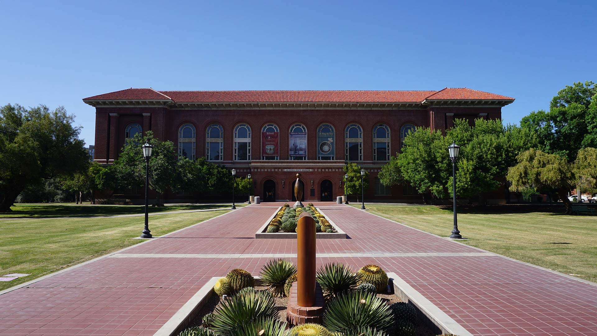 The Arizona State Museum on the western mall of the University of Arizona campus.