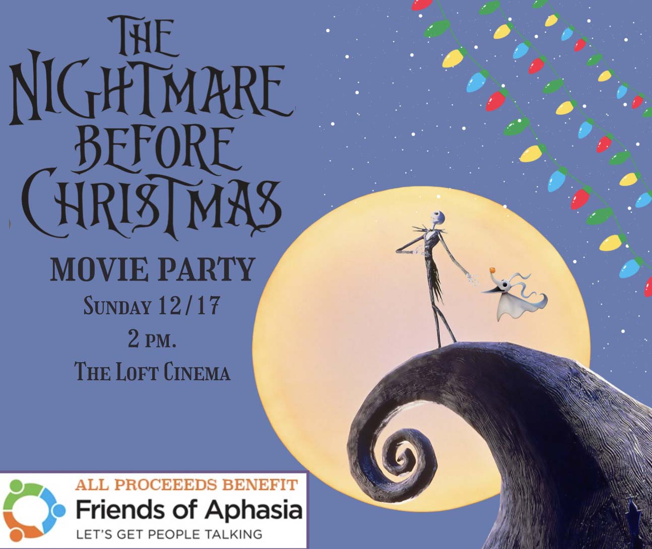 Friends of Aphasia movie party 