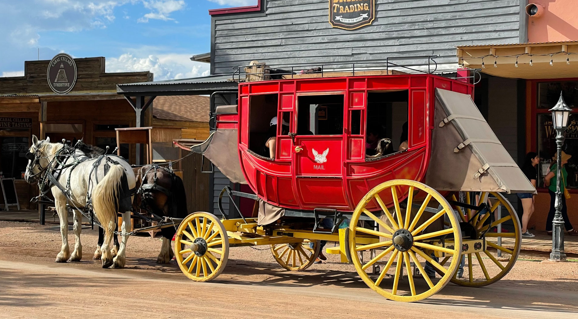 Tombstone Carriage Red