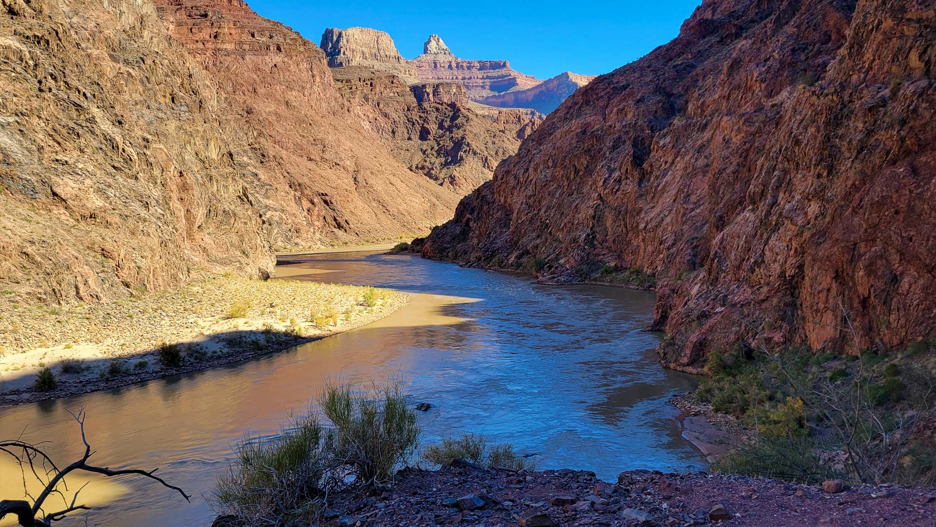 Colorado River near the Silver Bridge