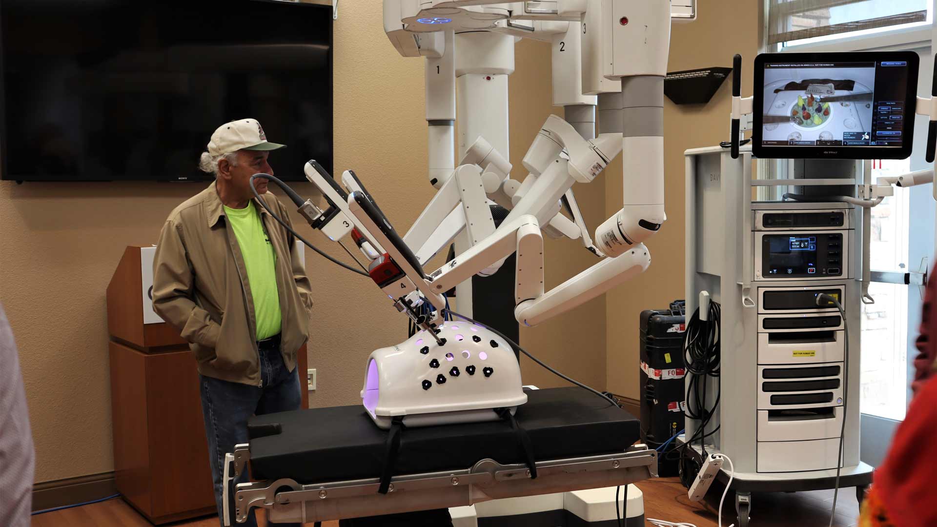 A Da Vinci Surgical Robot was purchased by Canyon Vista Medical Center to assist physicians during surgery.