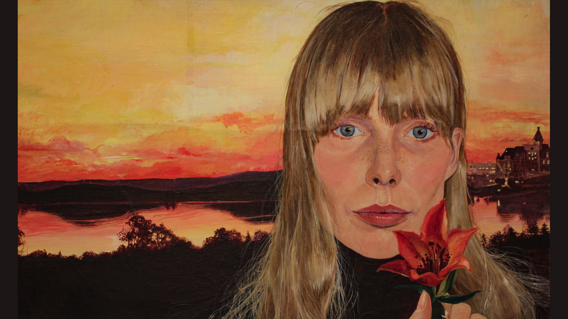 Self portrait by Joni Mitchell.