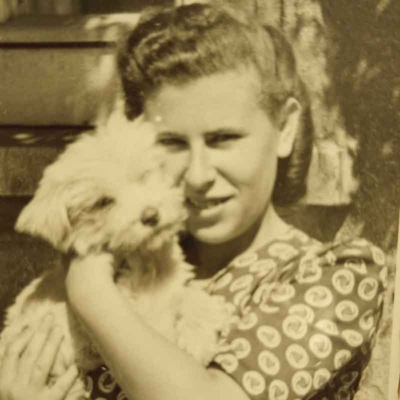 Pawel’s sister, Gina Lichter, in Mexico City after the war.
