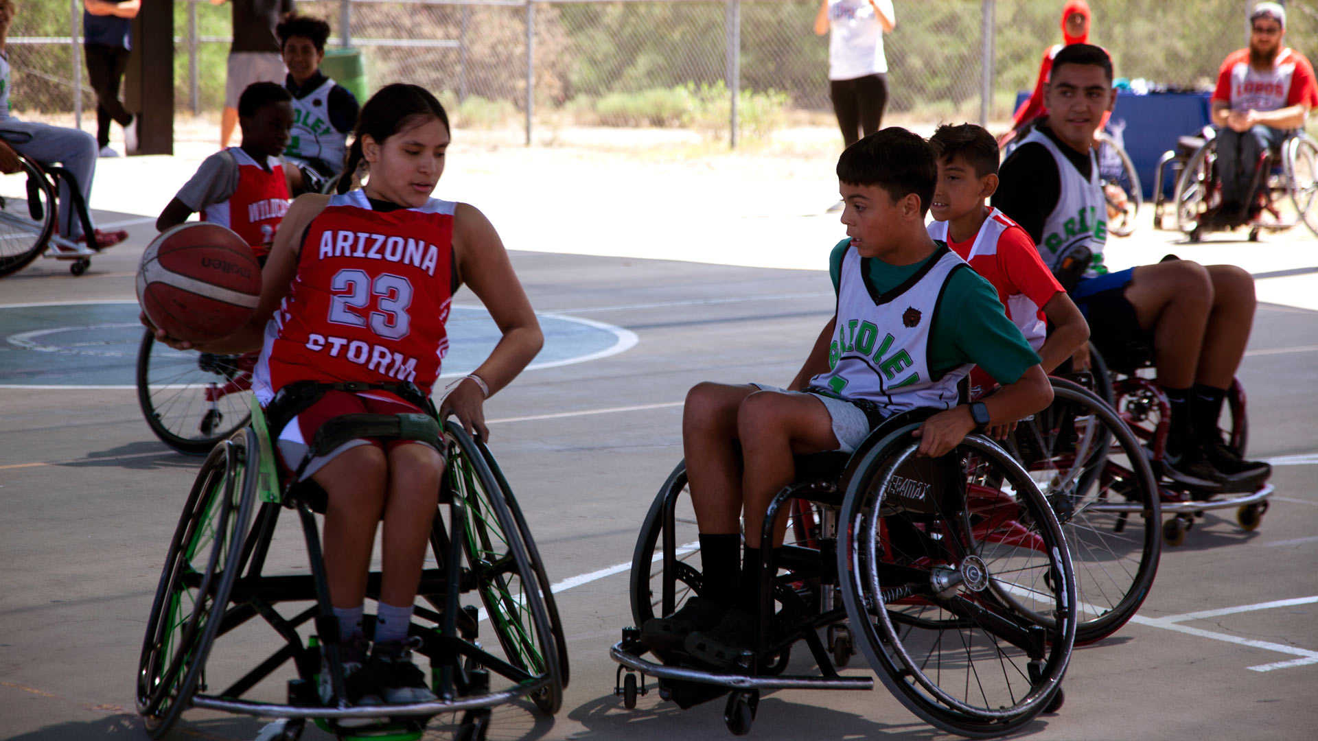 Gridley middle schooler attempts to block a junior wildcats player 