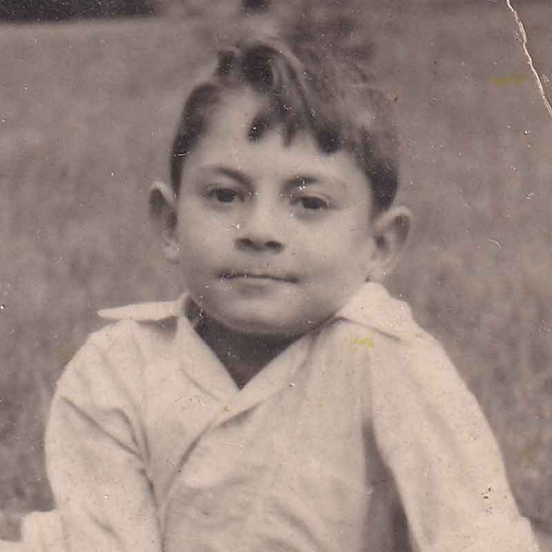 Severin, age 6 or 7.