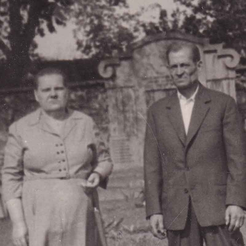 A childless Gentile couple, Anna and Stanislaw Pociepny, hid Severin during the Holocaust and raised him as their son after the war.