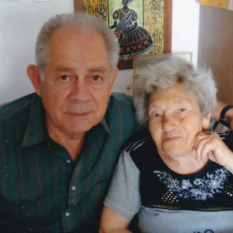 Severin and his cousin Renia. They remained close throughout his life.