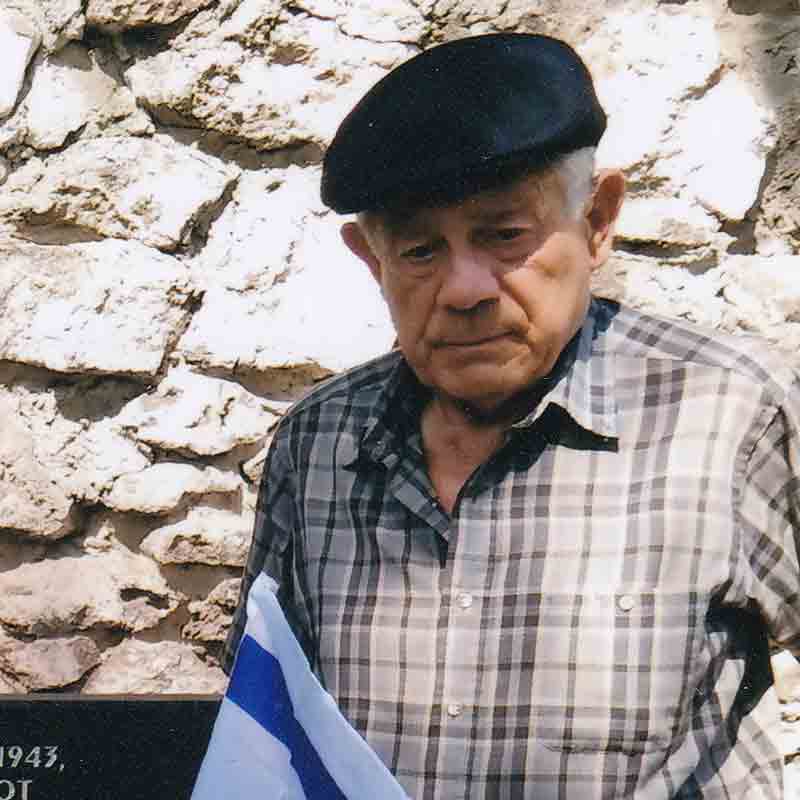 During every visit to Poland, Severin leaves an Israeli flag and a US flag at the memorial to the Jews of Czestochowa, where his parents’ names are inscribed.
