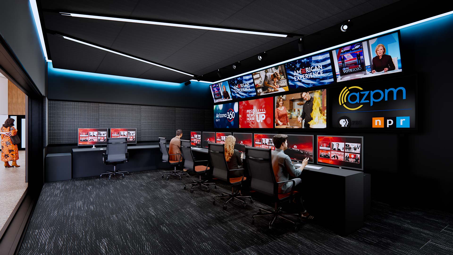 PBS Television Master Control Room
