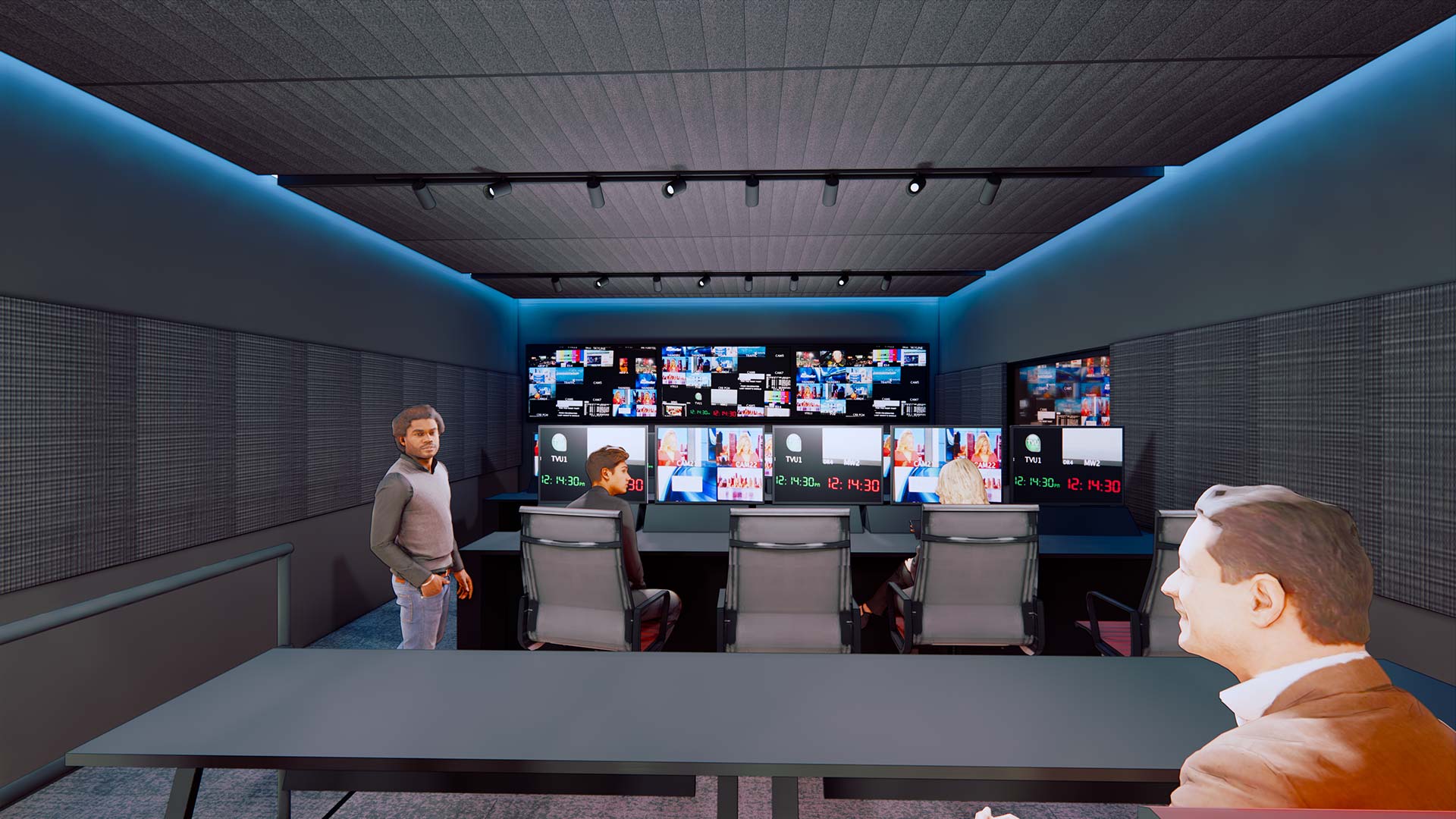 TV Performance Studio Control Room
