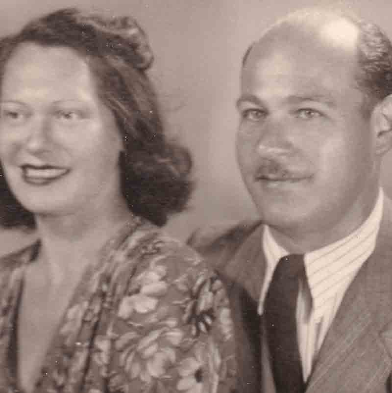 Robert’s parents in 1951. 