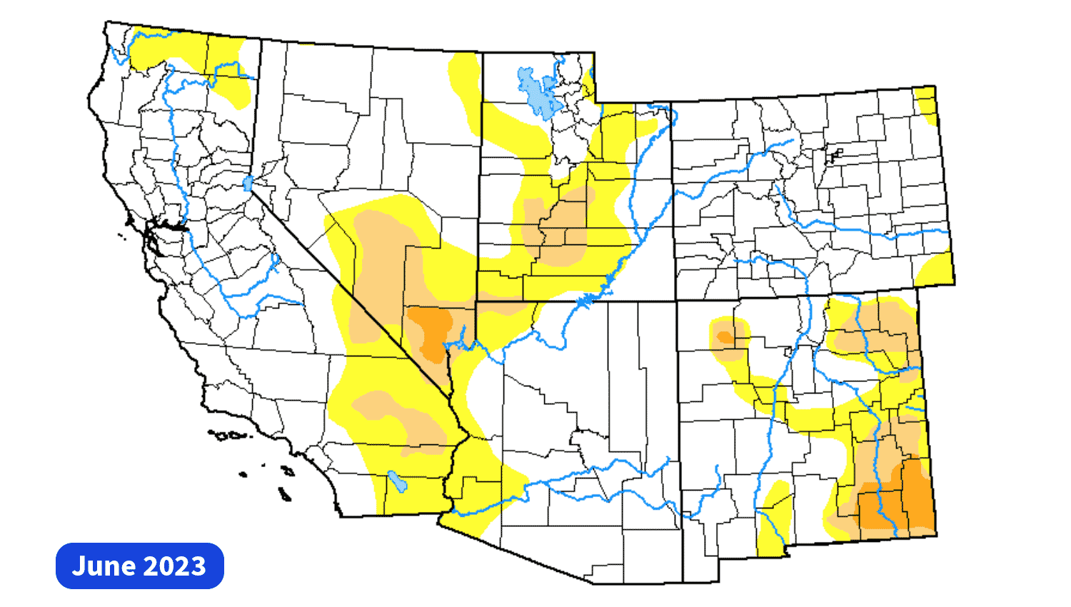 Drought Map June 2023