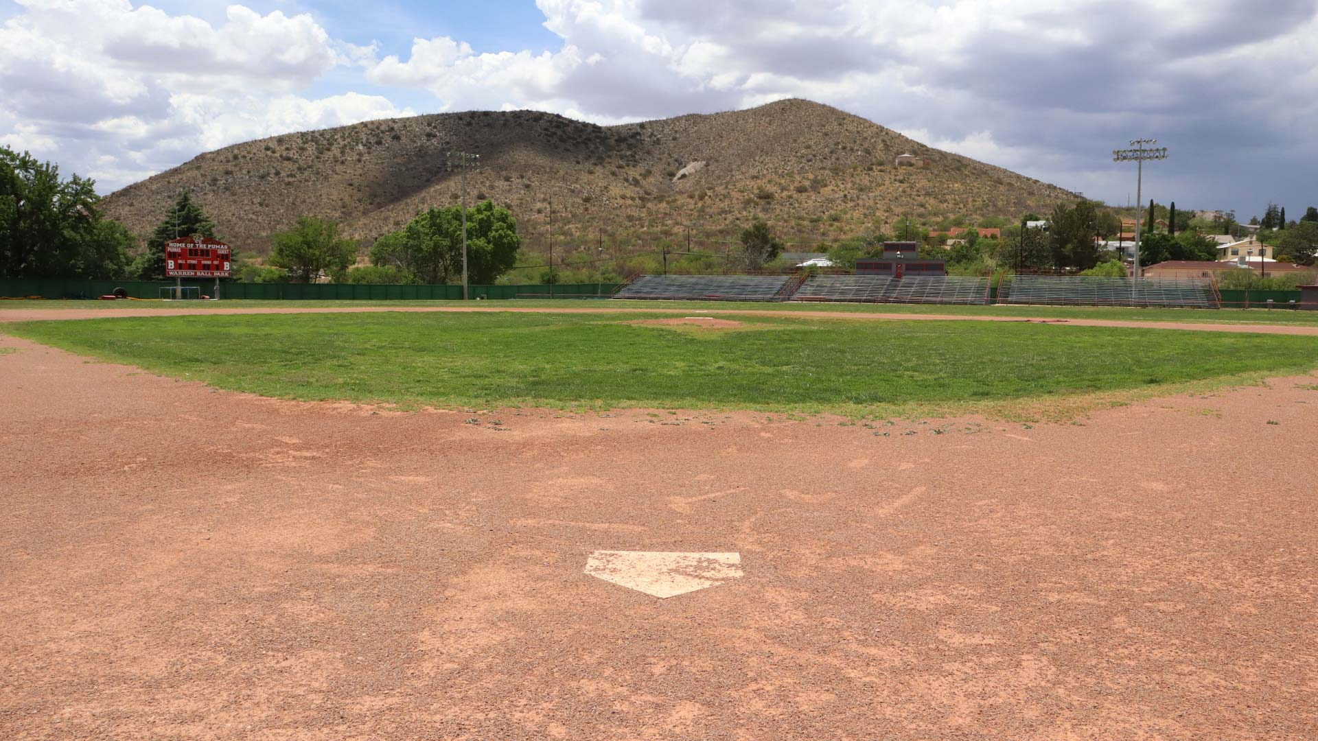 warren Ballpark home plate