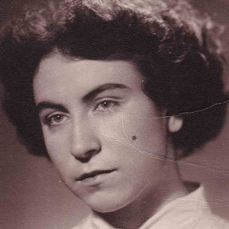 Valentina in 1957. She was in her second year at the Belarus State Institute of National Economics, where she earned a degree with highest honors in industrial economics. But when it was discovered that she had a Jewish mother, employers wouldn’t hire her.