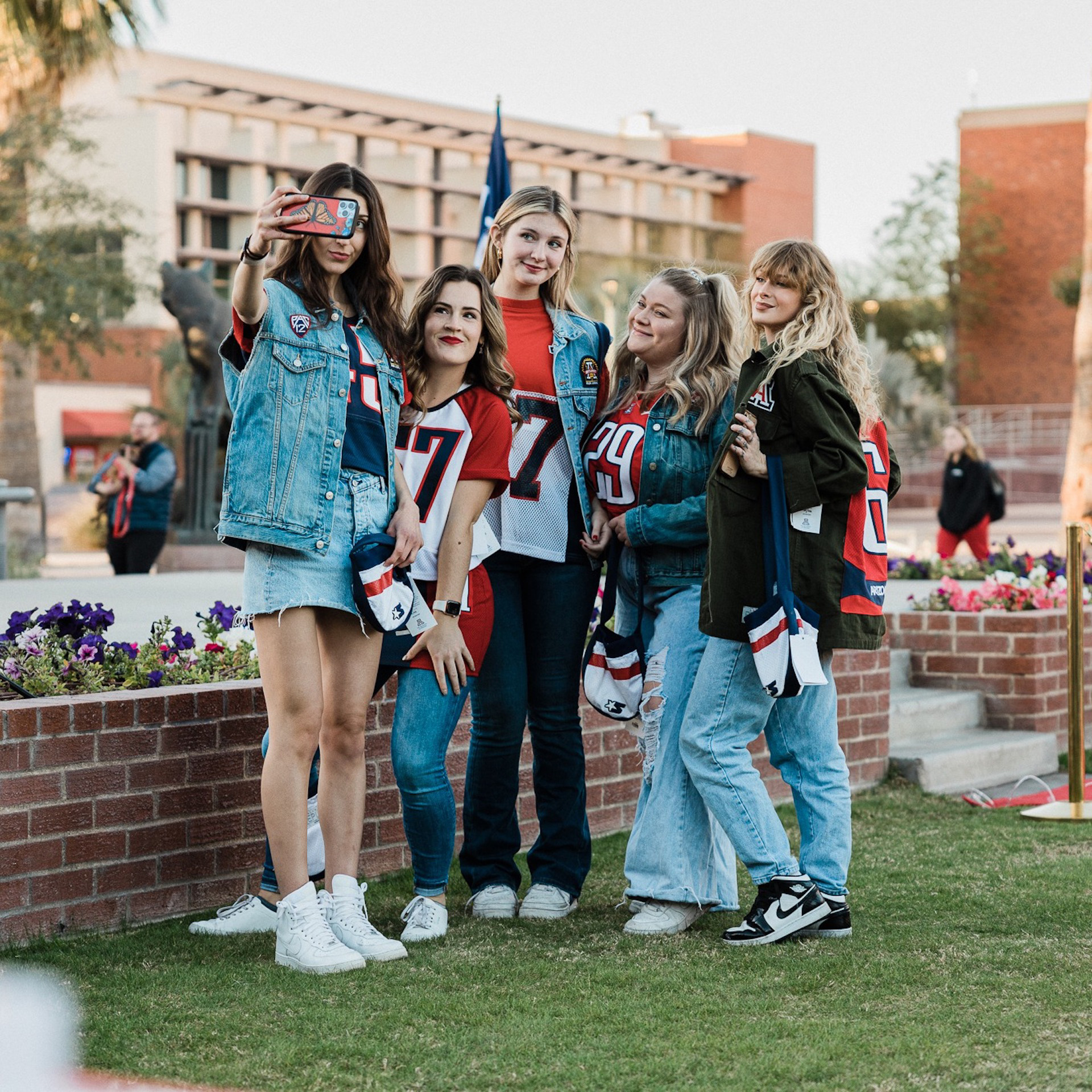 Students repurpose old football jerseys into popular fashion - AZPM