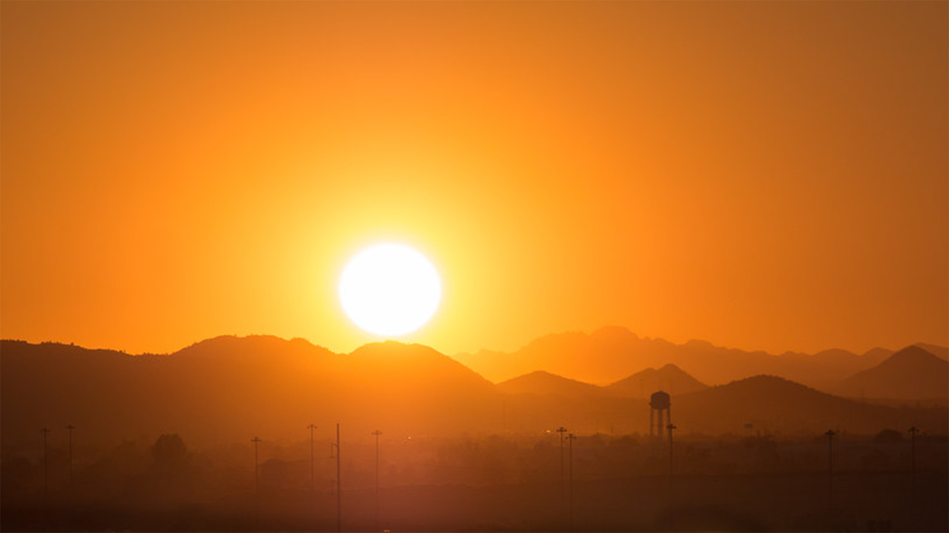 Rural Arizona sunset.