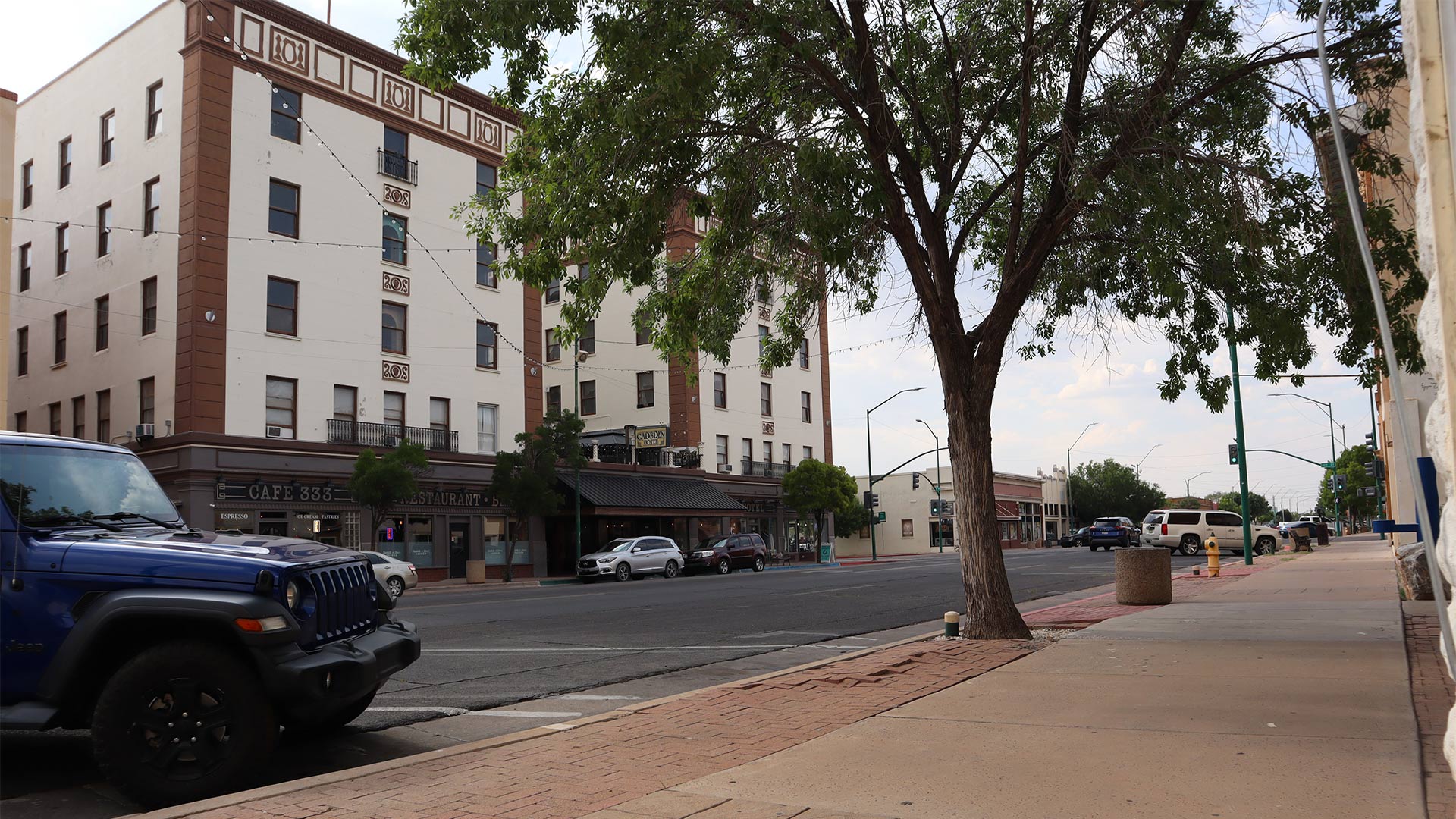 Douglas' current downtown along G Avenue, which includes the historic Gadsden Hotel. July 10, 2023.