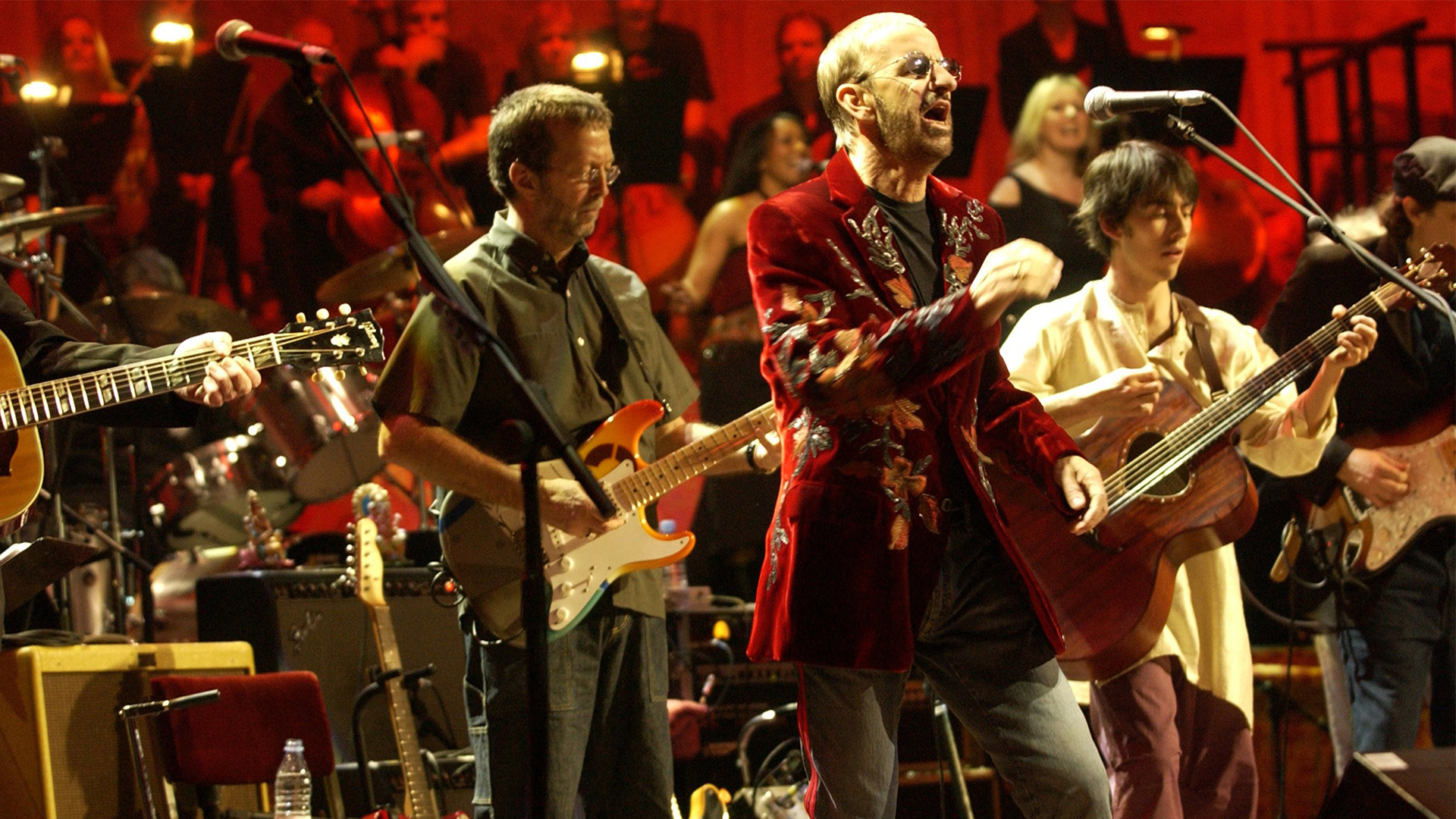 Ringo Star and other music greats pay tribute to George Harrison. 