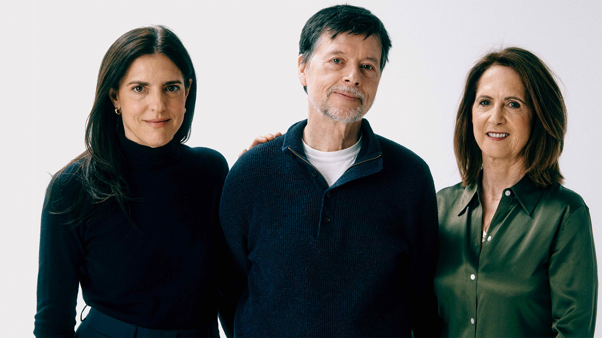 Left to right: Sarah Botstein, Ken Burns, Lynn Novick.