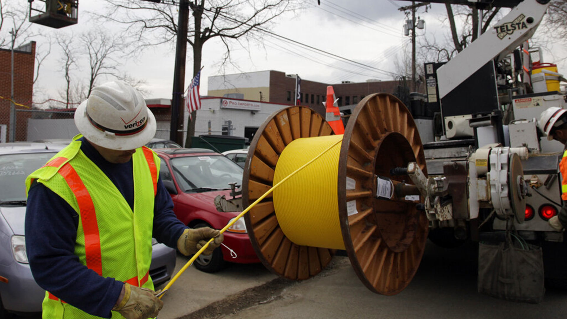 Fiber optic cable installation