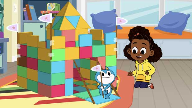 A funny and engaging new animated series for kids ages 4-8 about Lyla Loops and her fantastical blue sidekick, Stu.