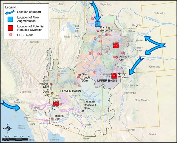 Colorado River Basin Supply Map