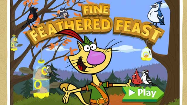 Nature Cat Fine Feathered Feast