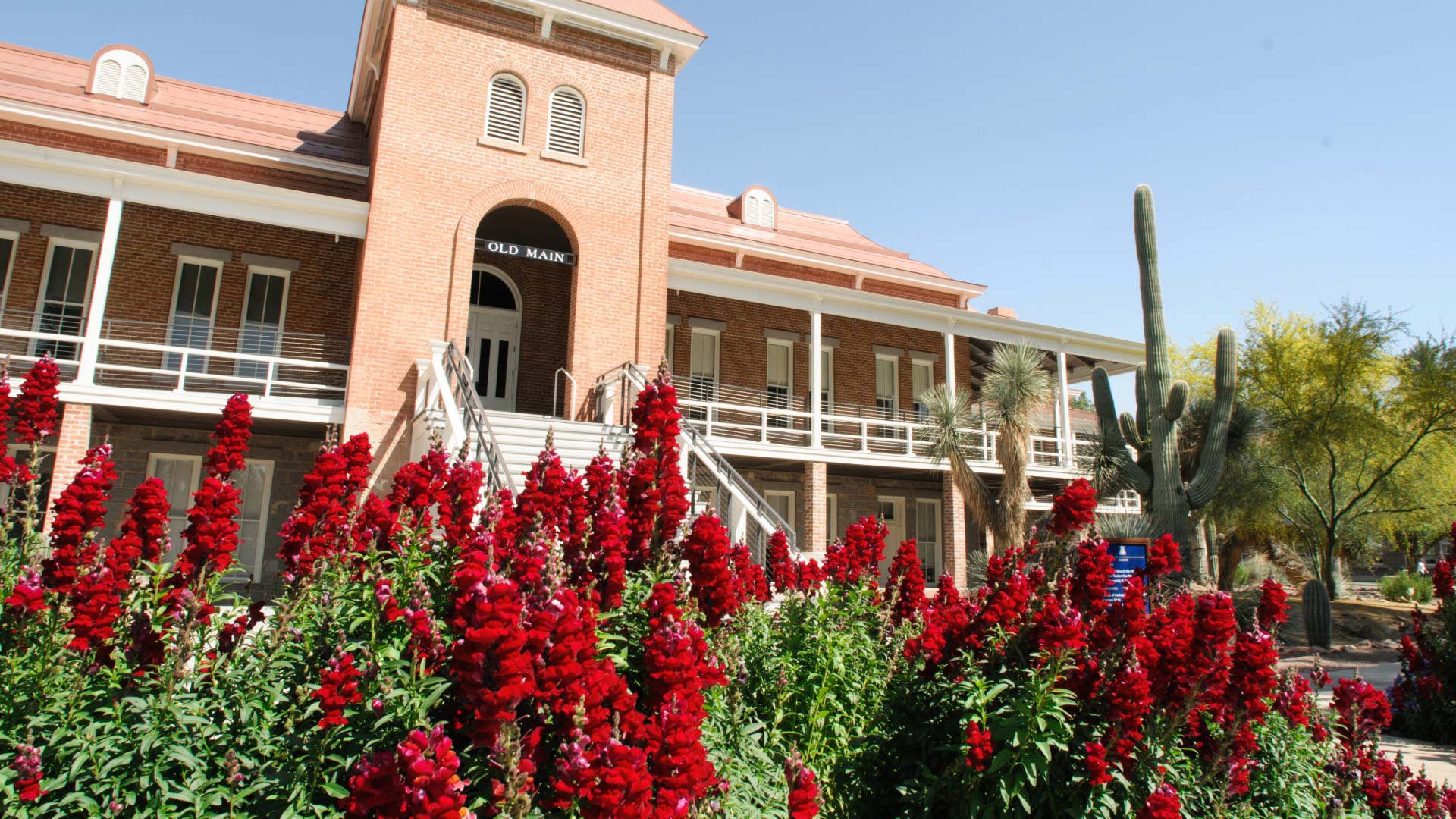 Old Main located at the University of Arizona. 