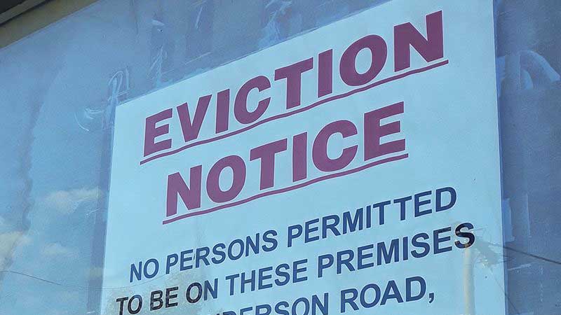 eviction notice no caption
