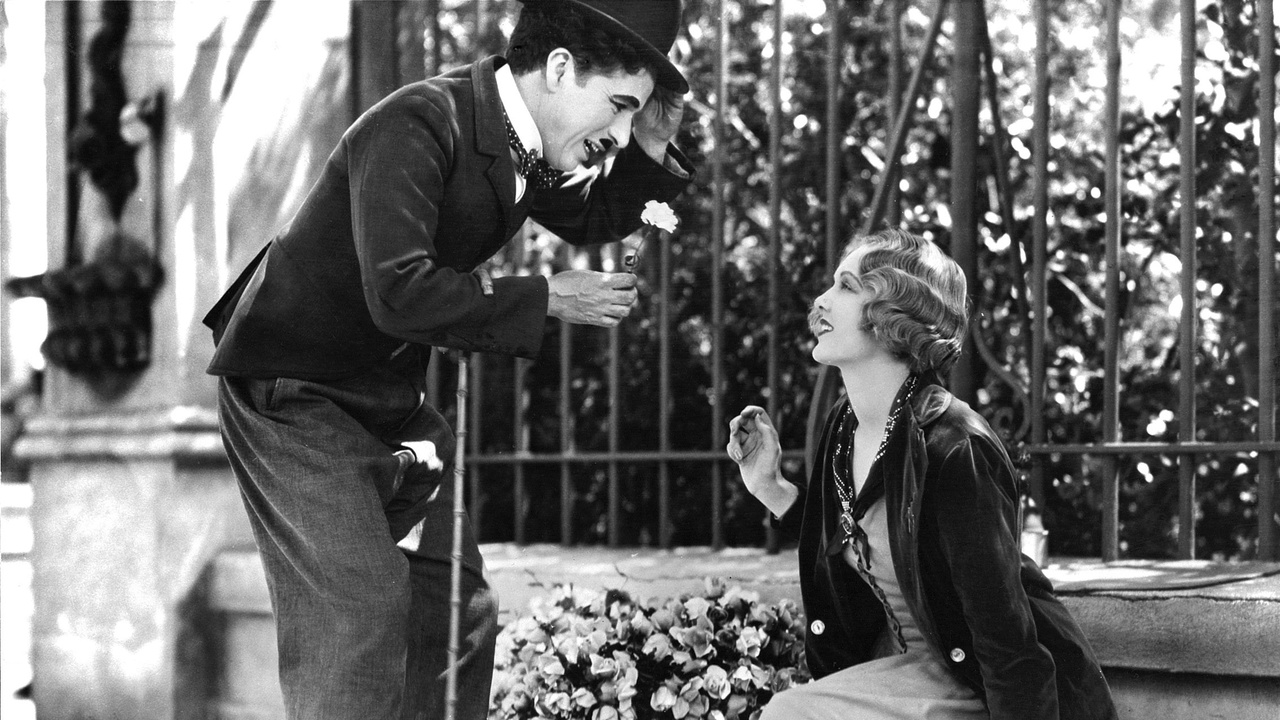 A still from Charlie Chaplin's 1931 film "City Lights".