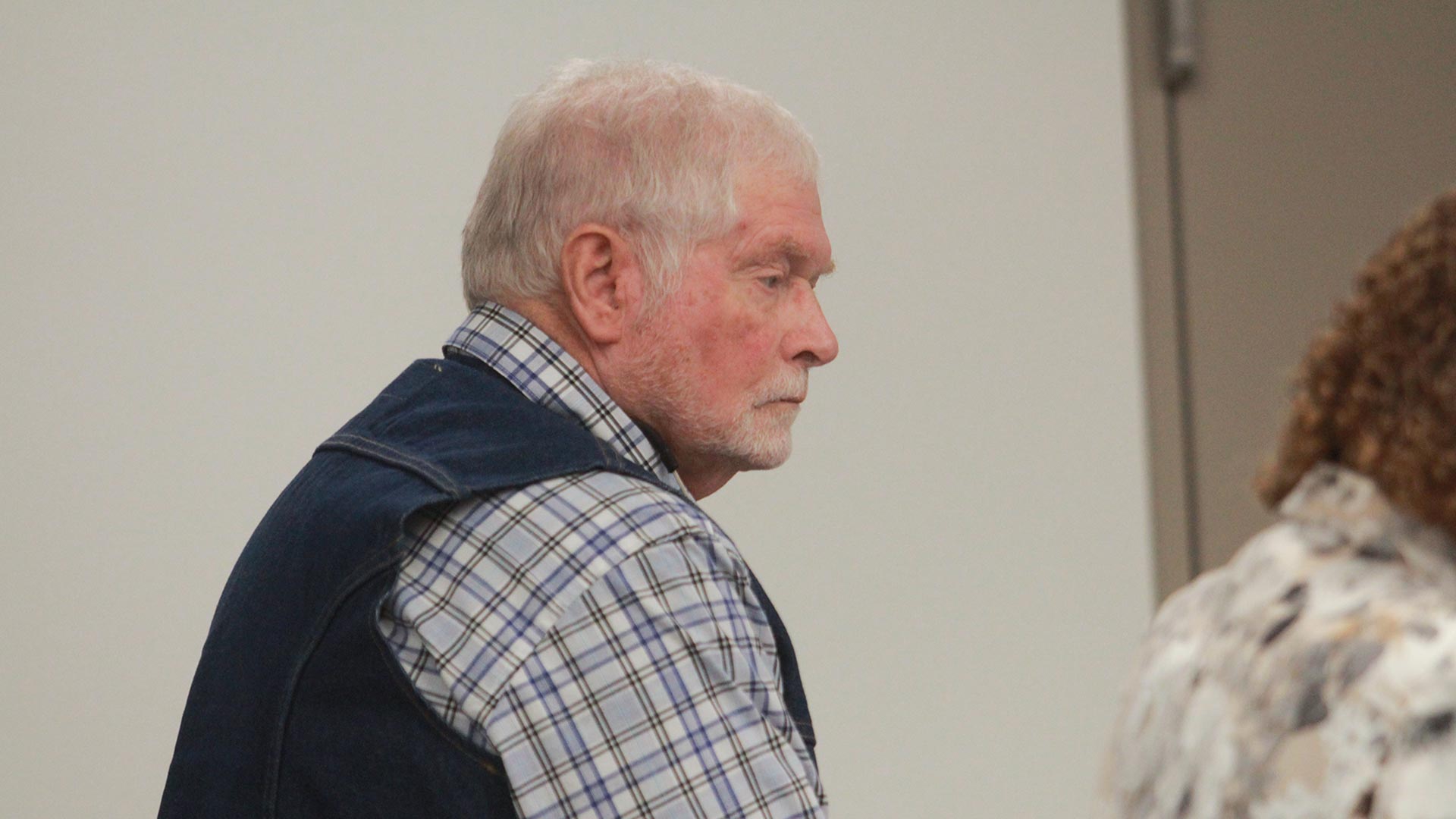 George Alan Kelly listens to closing arguments Thursday, April 18, during the murder trial in the shooting death of Gabriel Cuen Buitimea. Kelly pled not guilty.
