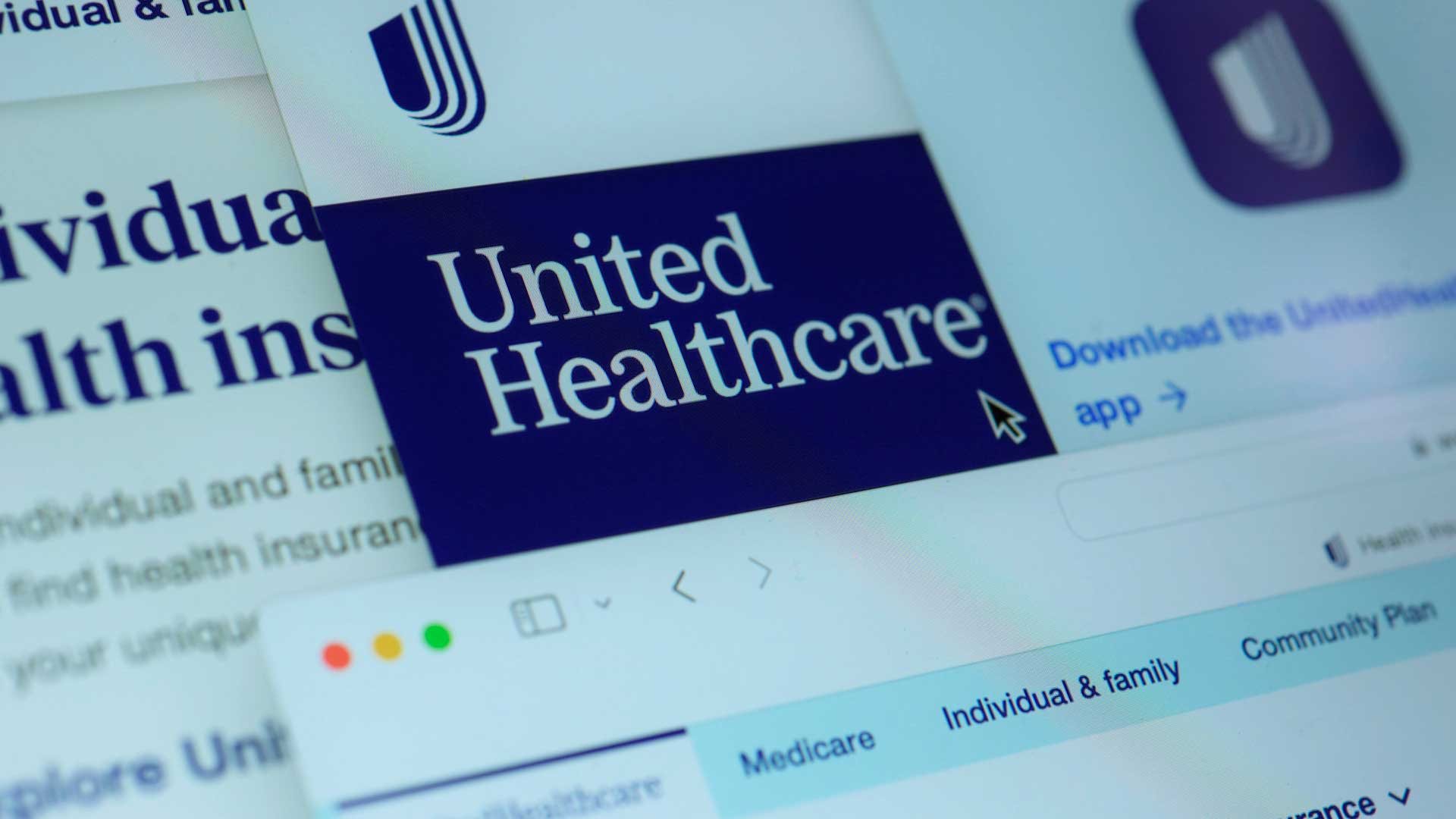 Pages from the United Healthcare website are displayed on a computer screen, Feb. 29, 2024, in New York. UnitedHealth says files with personal information that could cover “a substantial portion of people in America” may have been taken in the cyberattack on its Change Healthcare business. The company said Monday, April 22, 2024 after markets closed that it sees no signs that doctor charts or full medical histories were released after the attack.