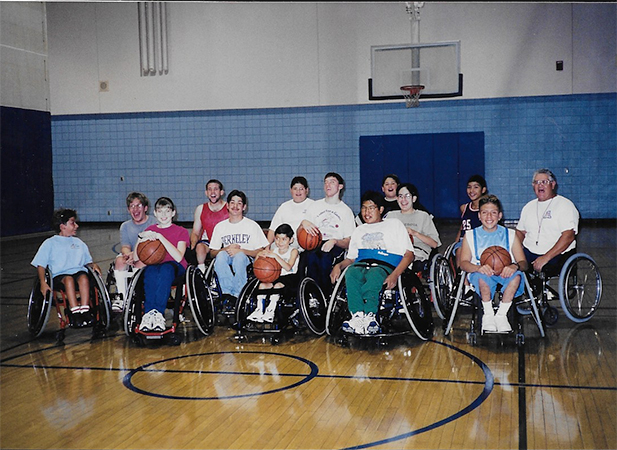Rudy Gallego and community wheelchair basketball