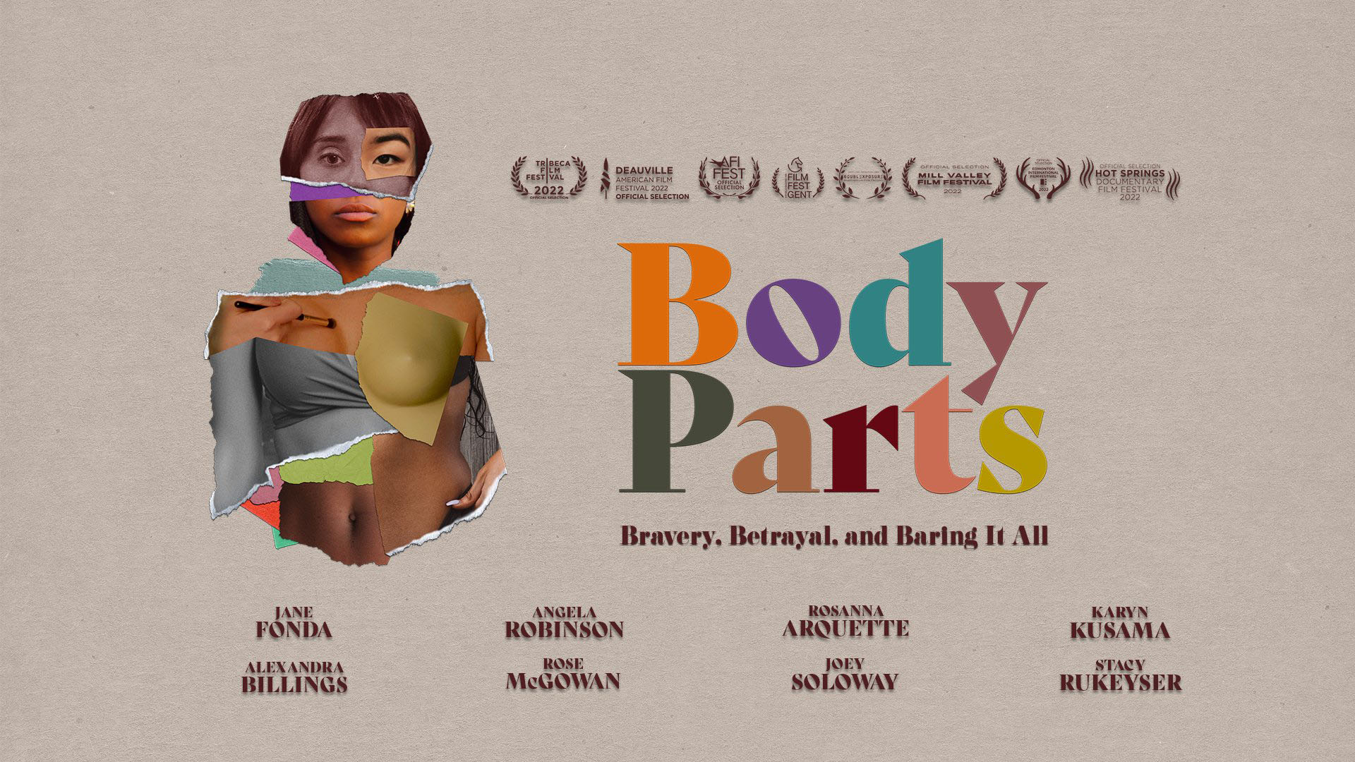 body parts poster art