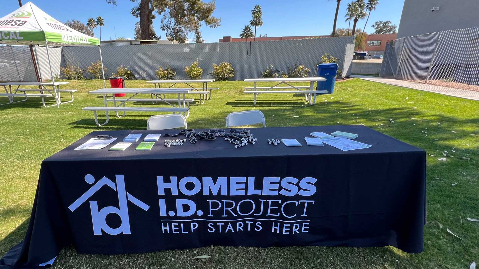 The Homeless ID Project aims to end homelessness by providing ID replacement services to eliminate barriers many unhoused individuals face to accessing housing, jobs, and essential services. 