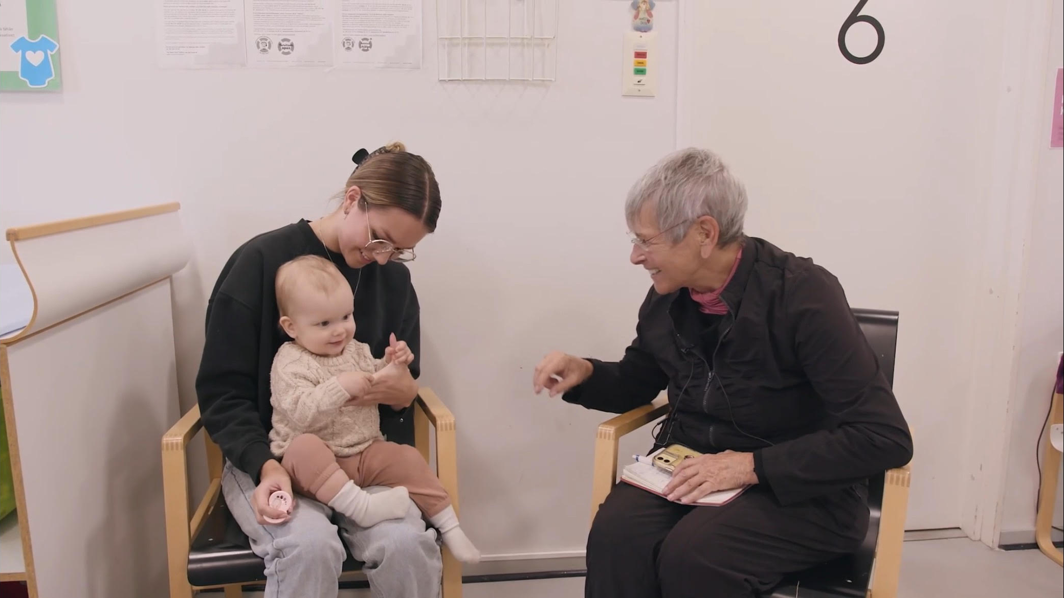 Nina with mom and child