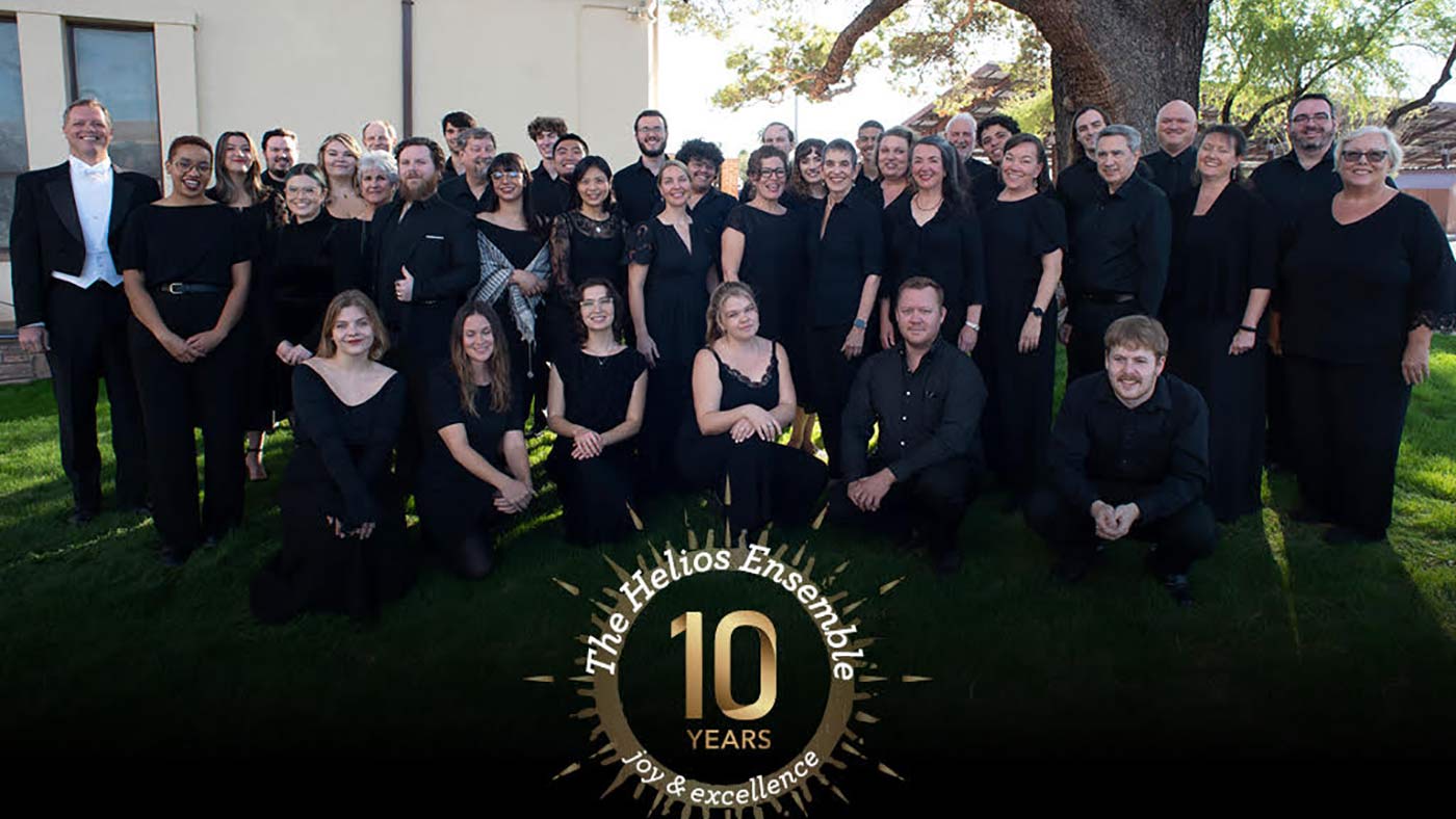 The Helios Ensemble is a 50-person community vocal performance group based in Tucson, Arizona founded and directed by Dr. Benjamin Hansen. 